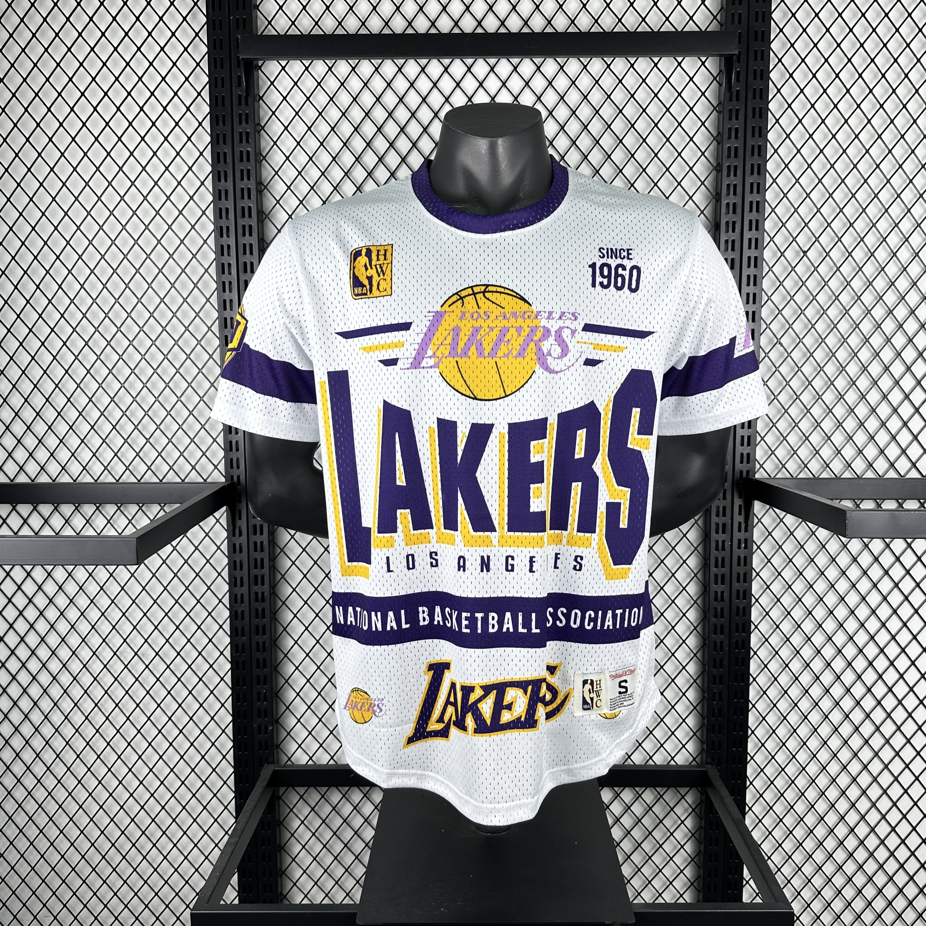 Men Los Angeles Lakers blank white 2025 NBA jersey